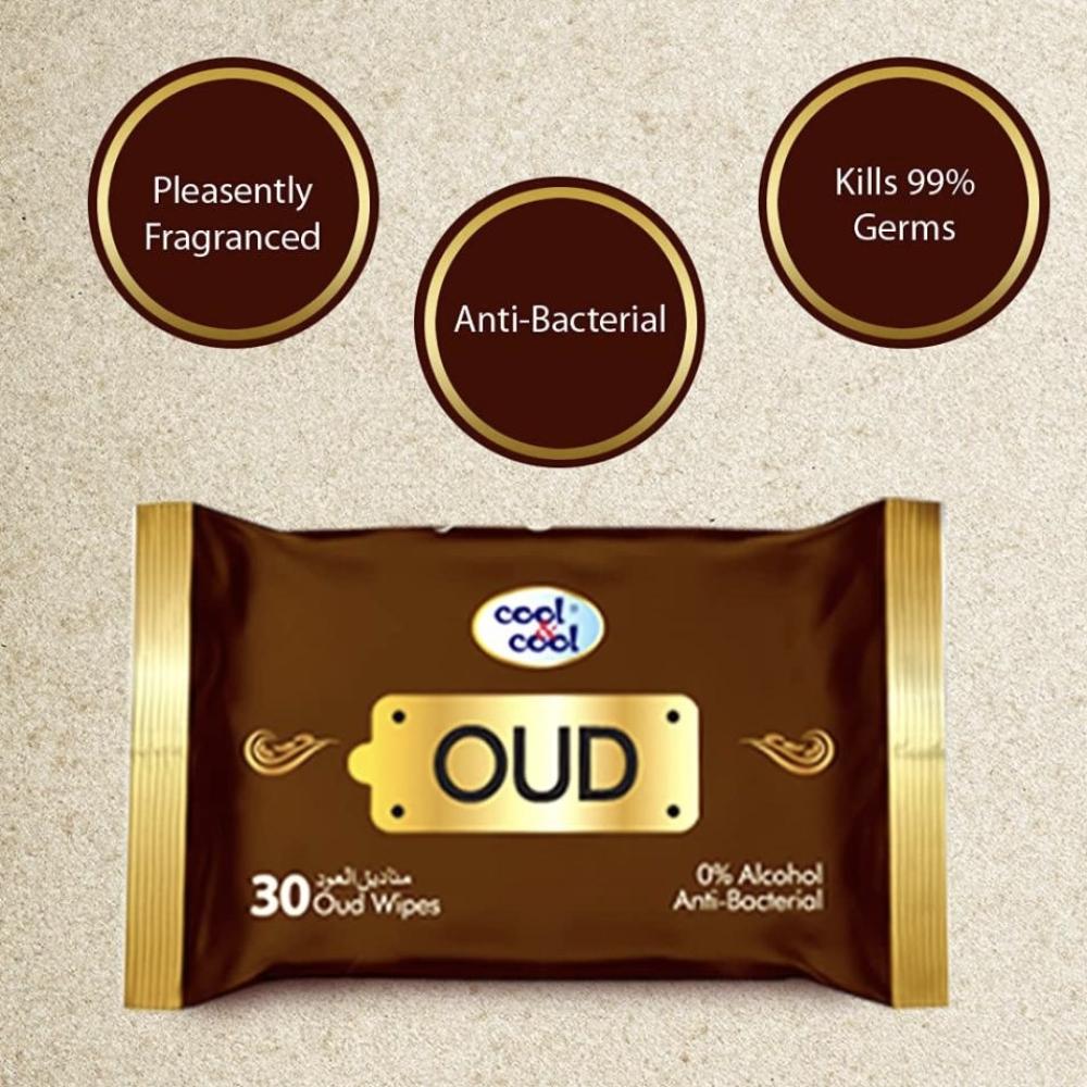 كول آند كول مناديل العود الرائعة والباردة 30 قطعة