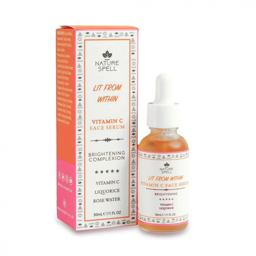 Nature Spell Whitening Facial Serum Vitamin C 30 ml NEW