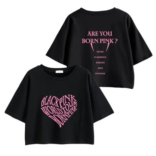 تيشيرت بلاكبينك - black pink t shirt