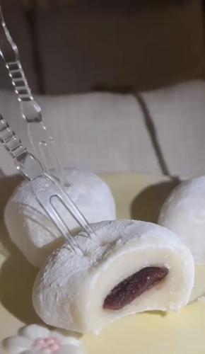 حلوى موتشي الأرز اللزج بالفاصوليا الحمراء 150g