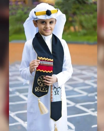 وشاح يوم التأسيس شال يوم التأسيس متجر درة مسك