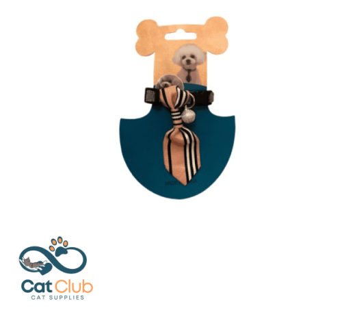 طوق كرفته وردي مخطط