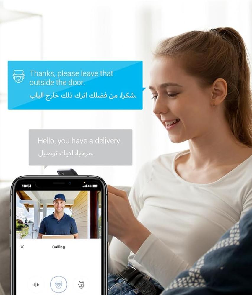 انتركم كاميرا مراقبة مع شاشة عرض CS-DP2