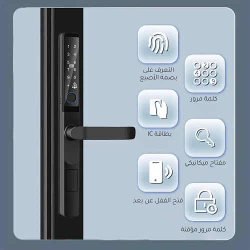 قفل باب الومنيوم