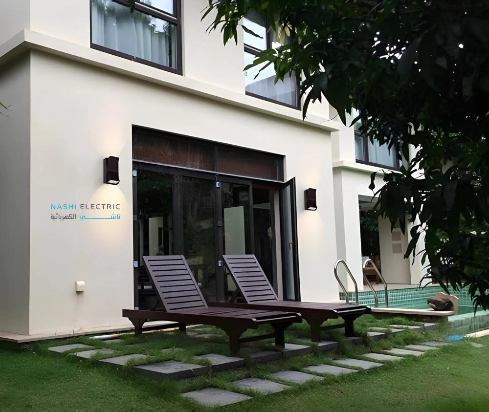 كشاف بوابة خارجي 10 وات اصفر