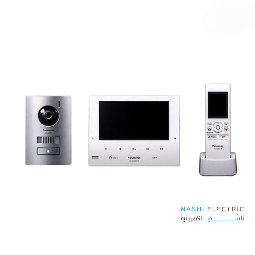 كاميرا انترفون باناسونيك 7 بوصة مع شاشة رئيسية ملونة وريموت لاسلكي موديل VL-SWD275C