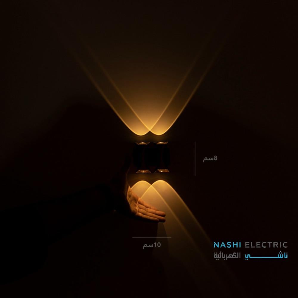 ابليك سور ذهبي 4 لمبات ليد