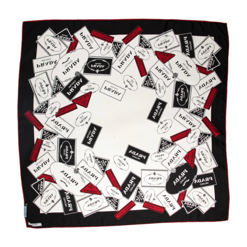 Prada silk scarf