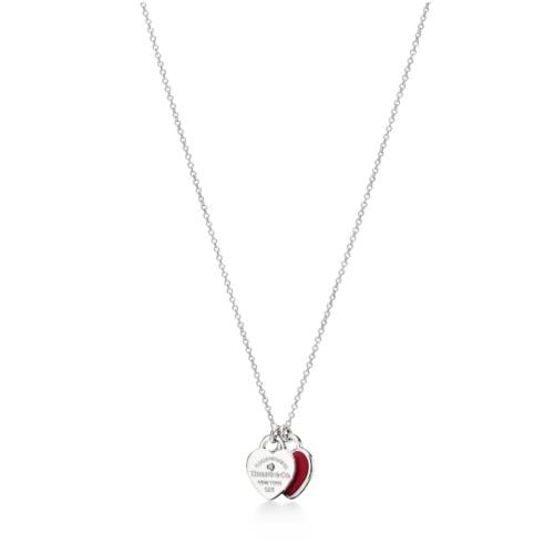 Tiffany Red Double Heart - Diamond