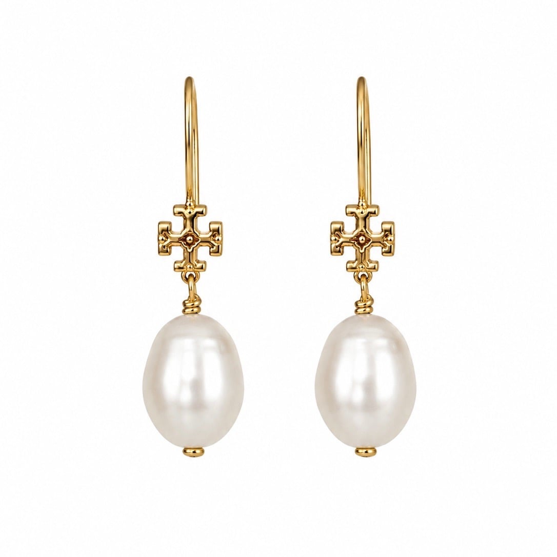 Tory Burch pearl earrings