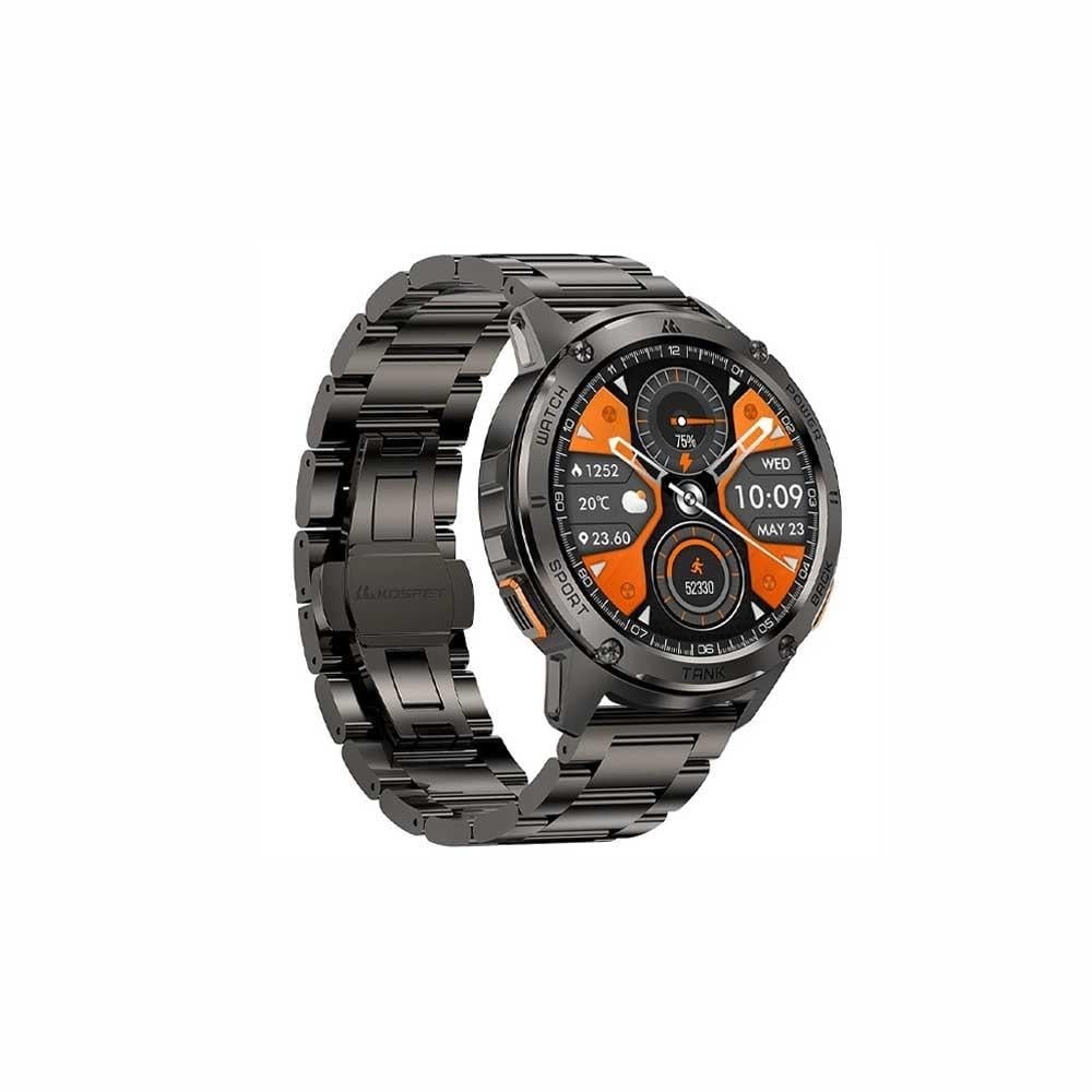 كوسبت ساعة ذكية  تانك T3 اصدار خاص سوار حديد مقاس 47 مم - اسود