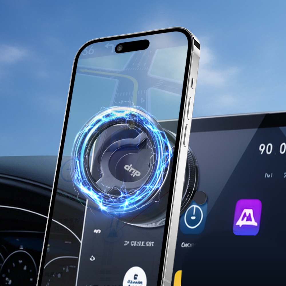 دريب ستاند جوال شفط مغناطيسي قابل للدوارن 360 درجة اسود - DPMH011