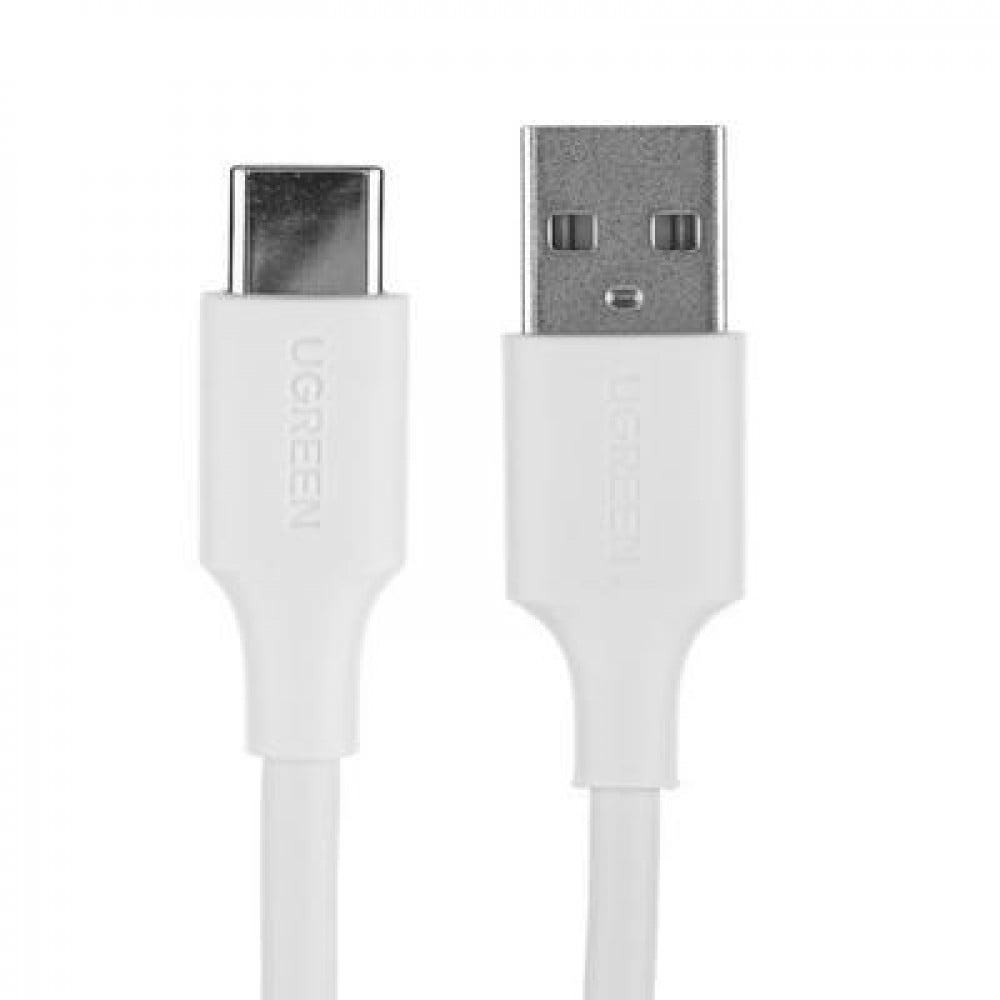 Ugreen Cable USB-A To USB-C Nylon 2M White - الدهماني للاتصالات