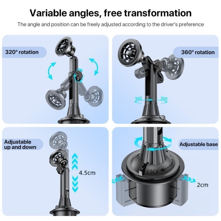 يسيدو ستاند جوال مغناطيسي للسيارة مكان الاكواب-C200