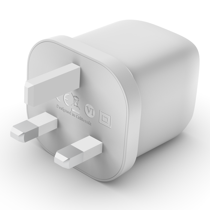 Belkin 2-port wall charger, Type-C, 45W-white-wch011mywh