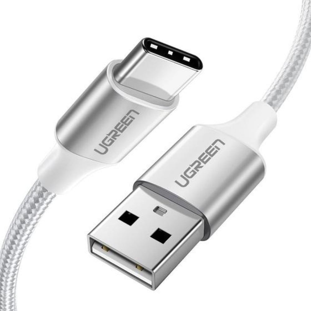 Ugreen Cable USB-A To USB-C Fast Charging 1M White
