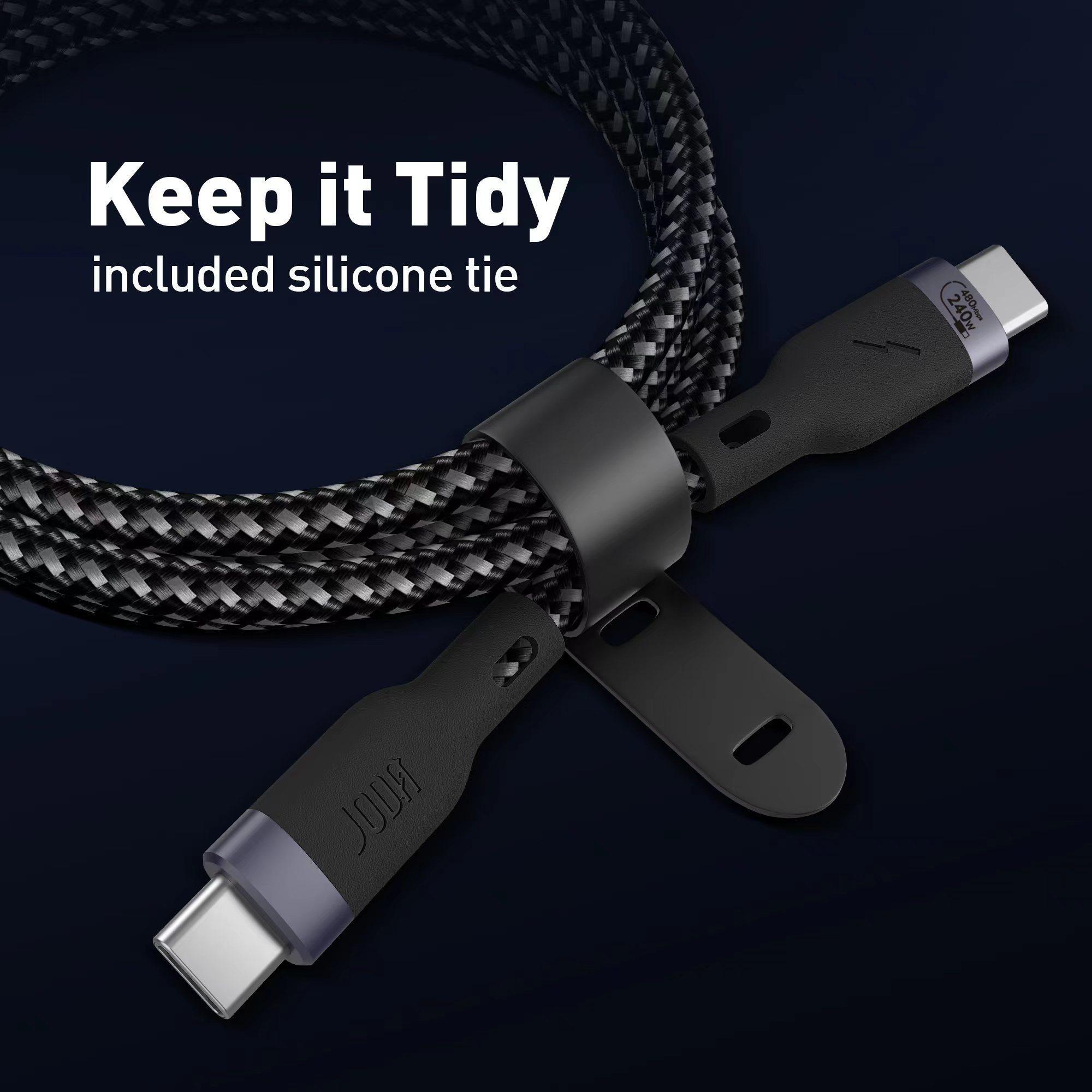 أفضل كيبل شحن تايب سي من جودا 60 واط 1 متر