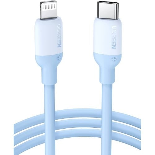 Ugreen Cable USB-C To Lightning 2M Silver - الدهماني للاتصالات