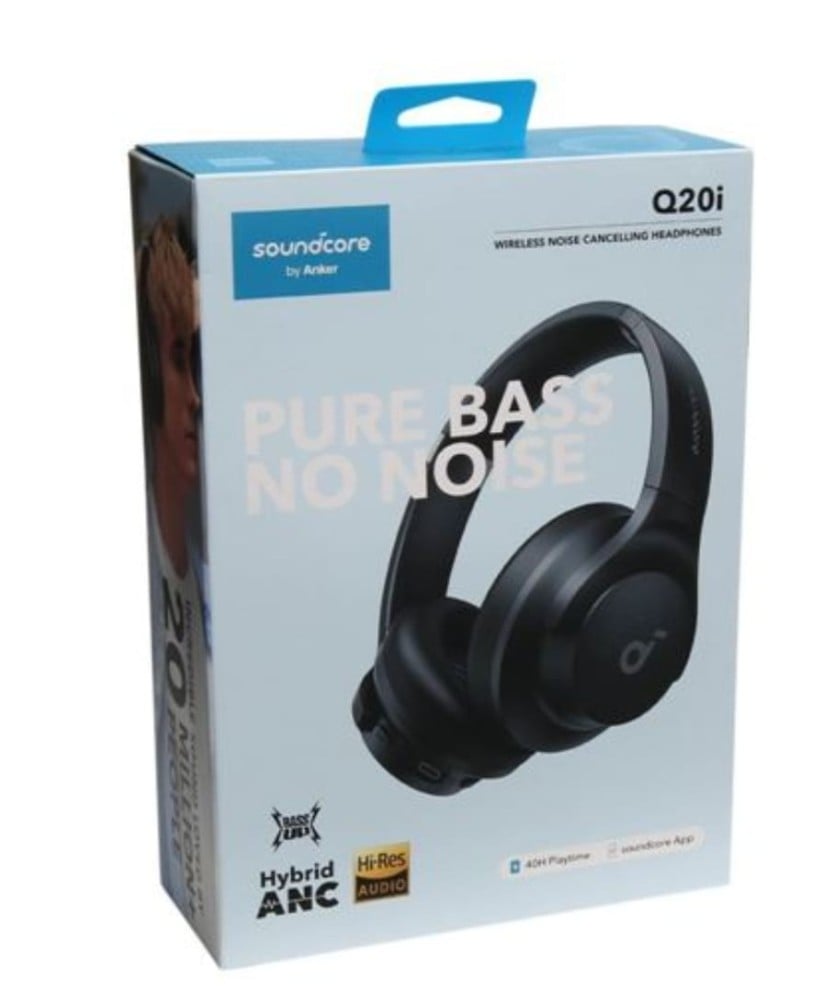 Anker Soundcore Q20i Foldable Noise Canceling Bluetooth Headphones, Black -  الدهماني للاتصالات Aldahmani Telecom