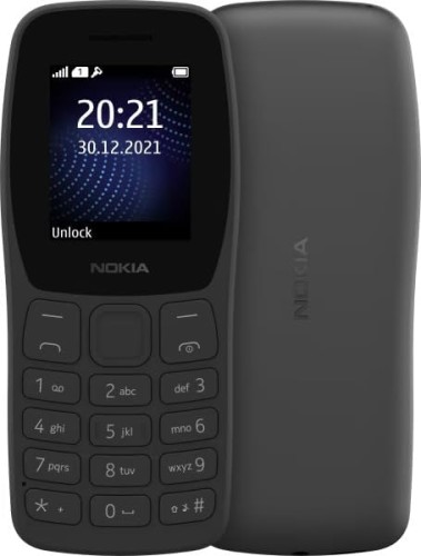 NOKIA 105 Dual SIM Free Black 未使用 2台 NOKIA 105 2SIM-Charcoal - الدهماني للاتصالات Aldahmani Telecom
