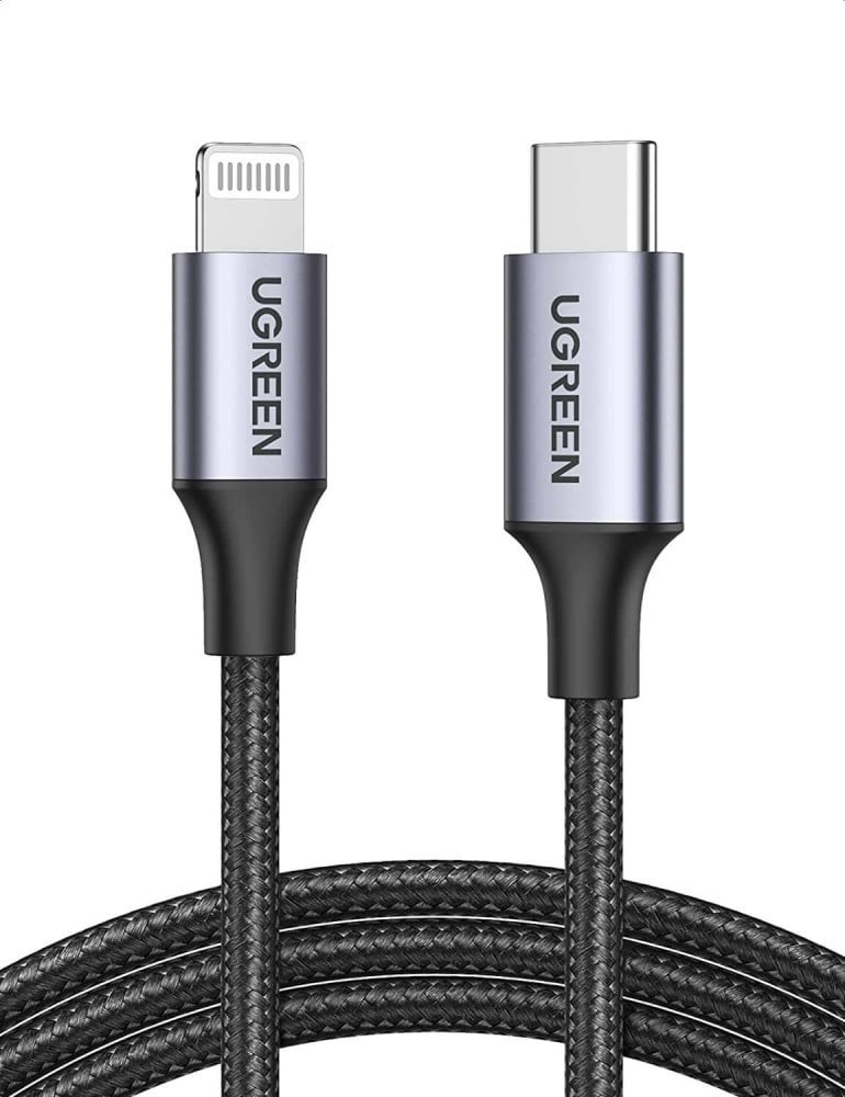 Câble Coudé 2m USB-C vers USB-C PD 100W 5A UGREEN US334 - Bestpiles
