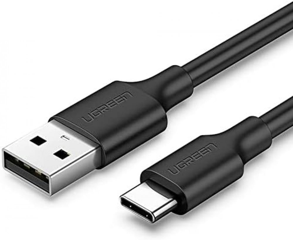 Ugreen Cable USB-A To USB-C Nylon 1M Black - الدهماني للاتصالات