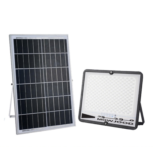 كشاف طاقة شمسية مع جهاز تحكم عن بعد يعمل تلقايا طوال الليل باضاءة لون