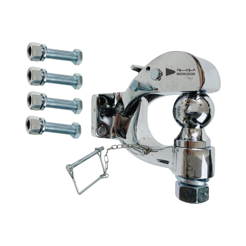 خطاف هوك سحب كروم بسعة 5 طن مع رمانة سحب 2 إنش – AAA319