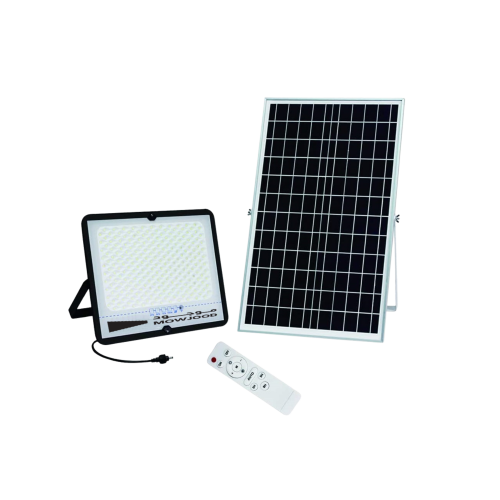 كشاف كبس طاقة شمسية منتشر الاضاءة مع لوح طاقة شمسية منفصل وسعة بطارية