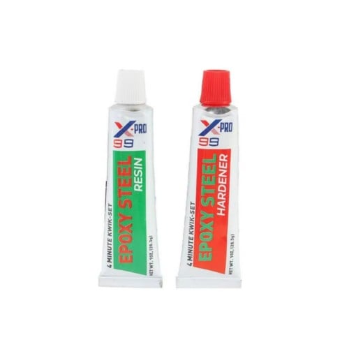 لحام بارد للحديد والمعادن معجون امريكي يخلط مع بعضه ويتفاعل لتكوين ماد