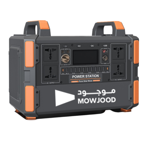 مولد كهرباء بطارية ليثيوم متنقلة مزود بمخرج تيار نقي 230 فولت 1000 واط