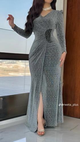 فستان لمعه