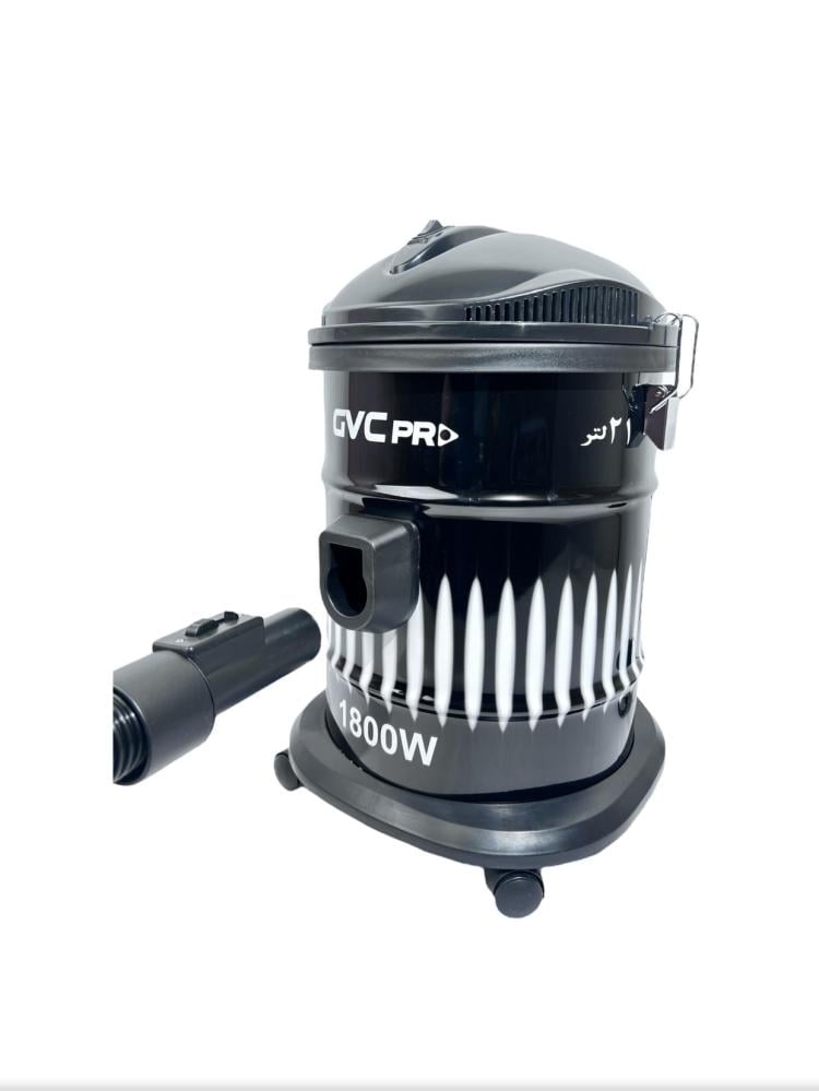 مكنسة كهربائية برميل جي في سي برو 1800 وات – 21 لتر