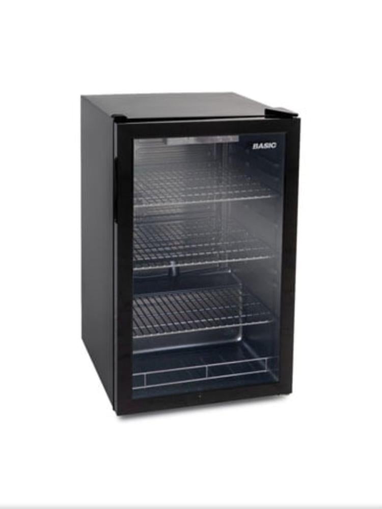 ثلاجة بيسك باب زجاجي 4.4 قدم-BRS-SC126ML
