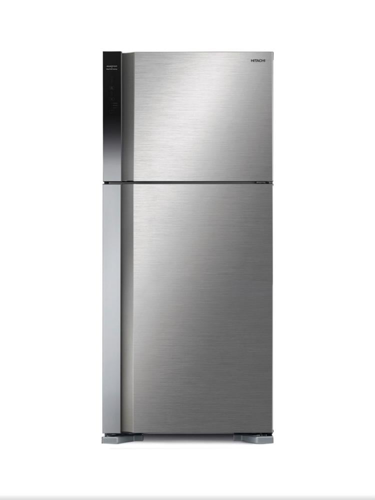 ثلاجة هيتاشي بابين ، 550 لتر، 19.4 قدم ، سلفر, تيلاندي R-V725PS7K PSV
