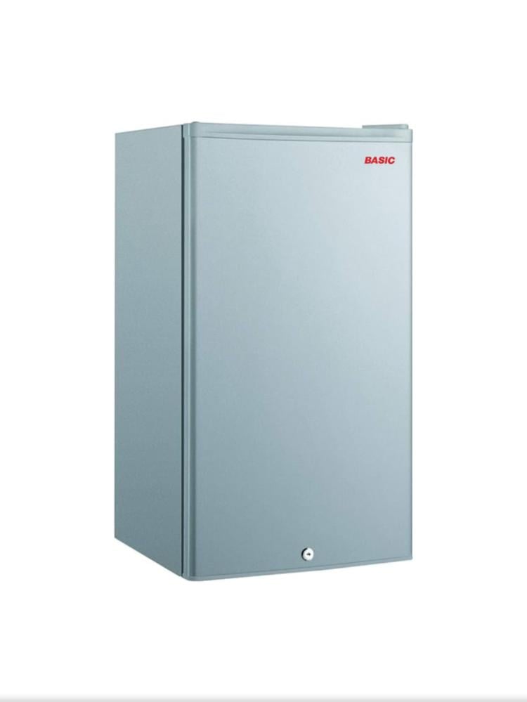 ثلاجة بيسك باب واحد 3 قدم 86 لتر لون فضي BRS-99LKN S