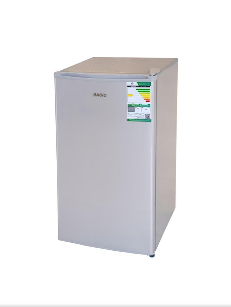 ثلاجة بيسك باب واحد 3 قدم 86 لتر لون فضي BRS-99LKN S