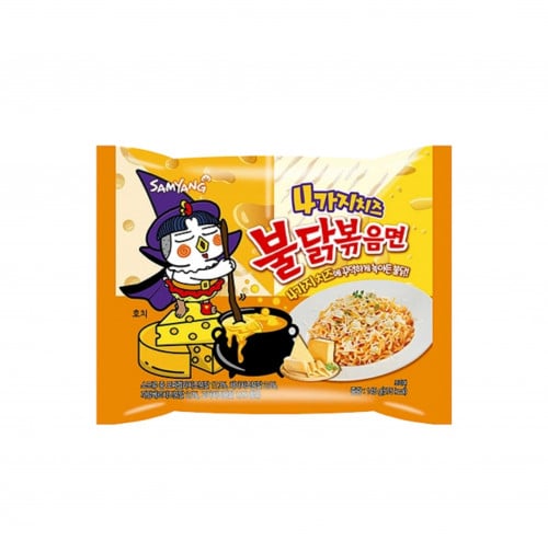 ساميانج - بولداك جبنة الكواترو معكرونة رامن بنكهة الدجاج الحار - 145 جرام