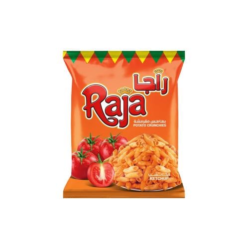 راجا - شيبس بطاطس مقرمشة كاتشب - 12 جرام