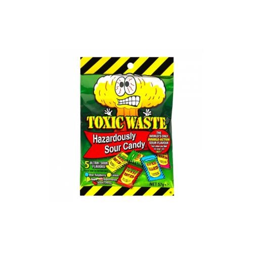 توكسيك ويست حلاوة حامضة بنكهات فواكة مختلفة - 57 جرام
