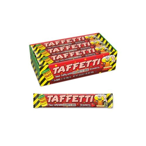 توكسك ويست حلاوة تافي مضغ بنكهة الفراولة الحامضة - بالحبة