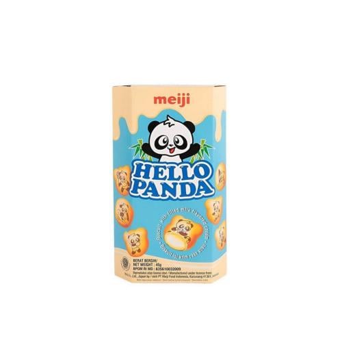Meiji Hello Panda Biscuits with Milk Filling 42g