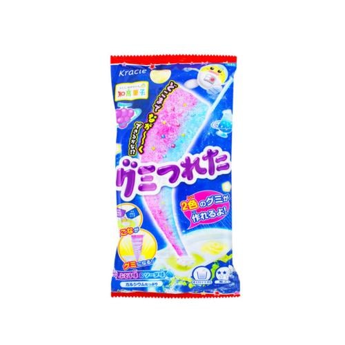 Kracie Gummy Tsureta DIY Candy Kit Grape and Soda Flavor