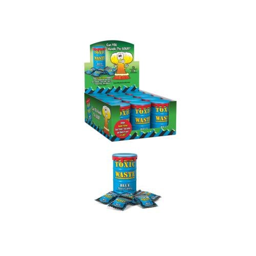 Toxic Waste Blue Drum Ultra Sour Candy - 48 g - One Drum