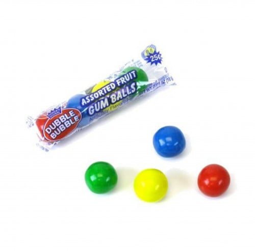 Assorted Fruit Bubble Gum - 18 g
