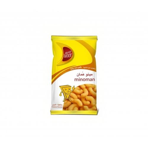 Suroor Minioman Tasty Corn Puffs Cheese Flavor - 28 g