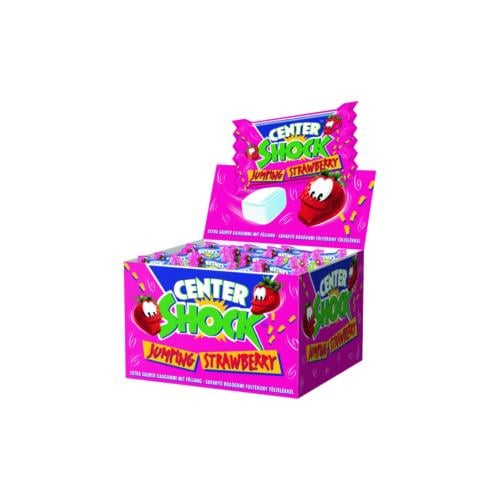 Centre Shock Sour Bubblegum Jumping Strawberry by Chupa Chups - Exclusive Item - (Piece / Set)