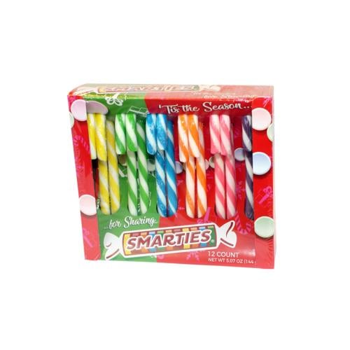 سمارتيز - حلاوة عصا موسمية راس السنة بنكهات مختلفة - منتج حصري مستورد من أمريكا - (حبة / مجموعة)