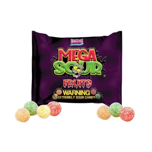 Mega Sour Fruits TikTok Challenge Candy - 104 g