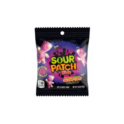 ساور باتش كدز جلو أب حلاوة حامضة بنكهة الفراولة و البطيخ تنور بالظلام - 87 جرام - منتج حصري مستورد من أمريكا